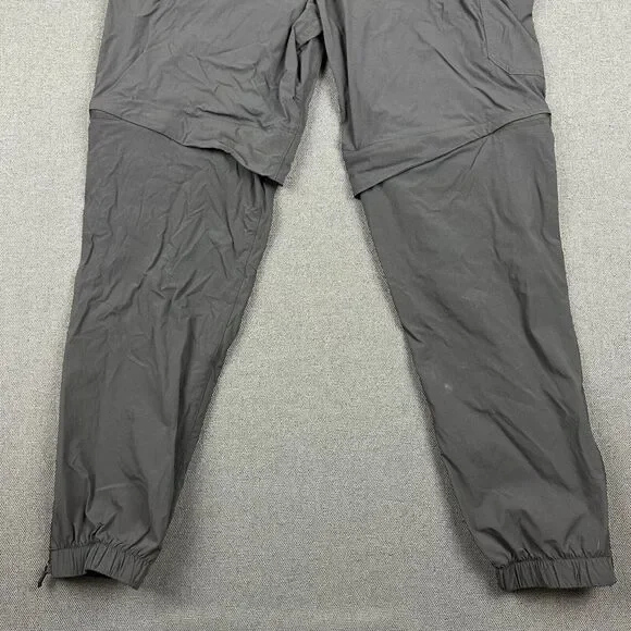 Adidas Pants Mens Large Black Terrex Utilitas Hiking Zip-Off Convertible Outdoor
